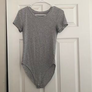 American Eagle size small grey bodysuit